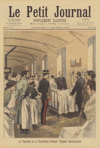 Frankrigs præsident Faure besøger Saint-Antoine Hospitalet af French School